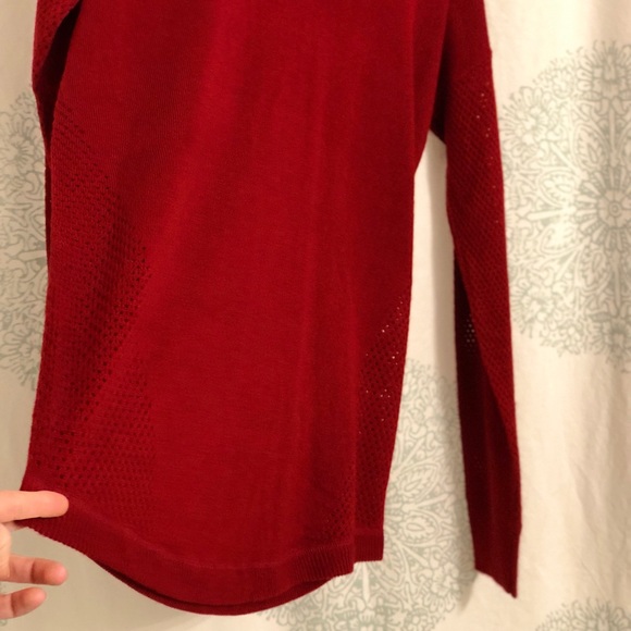 red womens sweater - Picture 3 of 7